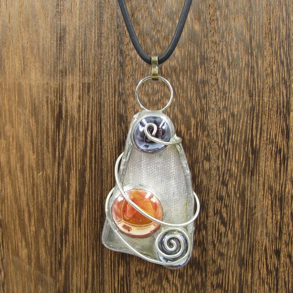 Jewelry - 16" Odd Style Handmade Necklace Vintage Costume